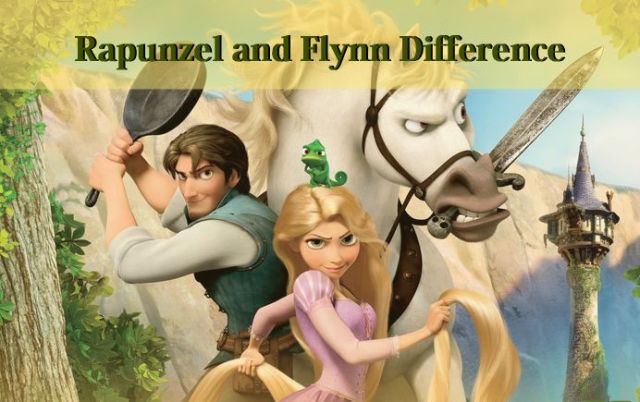 Rapunzel and Flynn Difference